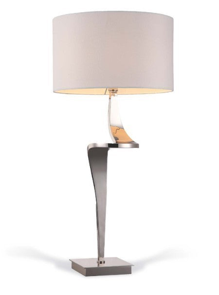 Nickel Finish Table Lamp